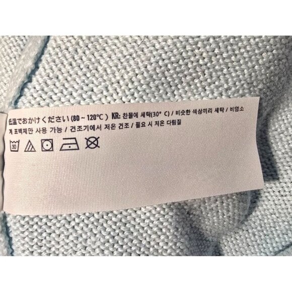 Abercrombie Kids Sweater Dress 13/14 Metallic Blue long Sleeve Pullover Casual - Picture 15 of 15